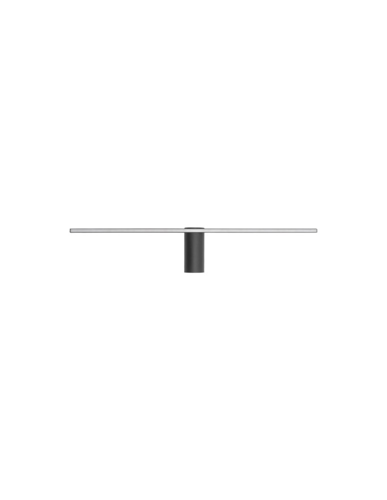 Wall lamps over the mirror - Nowodvorski SPIN LED S Wall Wall lamp Picture wall lamp Max power 10W LED 4000K Black 10620 - product kolory-swiatla.pl 4