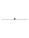 View Nowodvorski SPIN LED M Wall Wall lamp Picture wall lamp Max power 14W LED 4000K Black 10621