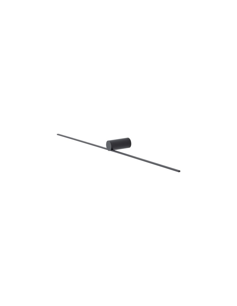 Wall lamps over the mirror - Nowodvorski SPIN LED M Wall Wall lamp Picture wall lamp Max power 14W LED 4000K Black 10621 - product kolory-swiatla.pl 2