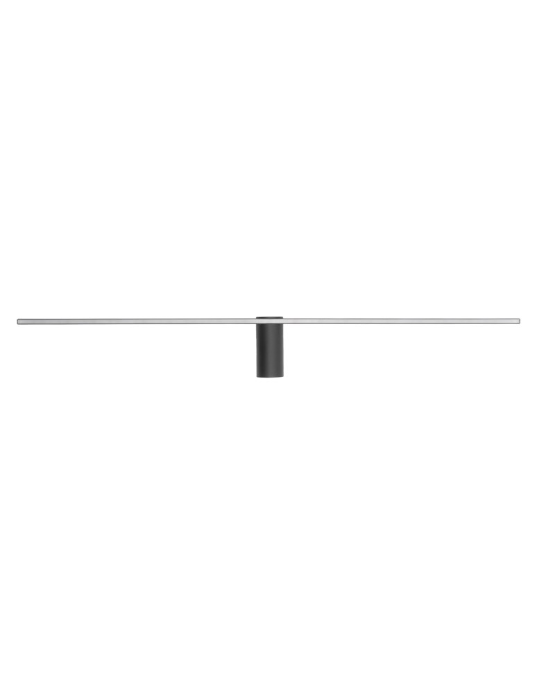 Wall lamps over the mirror - Nowodvorski SPIN LED M Wall Wall lamp Picture wall lamp Max power 14W LED 4000K Black 10621 - product kolory-swiatla.pl 4