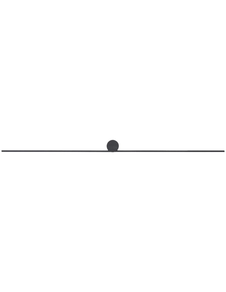 Wall lamps over the mirror - Nowodvorski SPIN LED L Wall Mounted picture wall lamp Max power 16W LED 4000K Black 10622 - product kolory-swiatla.pl 1