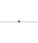Wall lamps over the mirror - Nowodvorski SPIN LED L Wall Mounted picture wall lamp Max power 16W LED 4000K Black 10622 - product 2