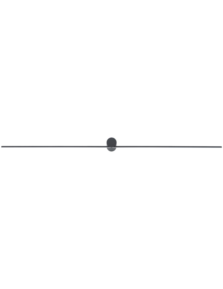 Wall lamps over the mirror - Nowodvorski SPIN LED L Wall Mounted picture wall lamp Max power 16W LED 4000K Black 10622 - product kolory-swiatla.pl 2