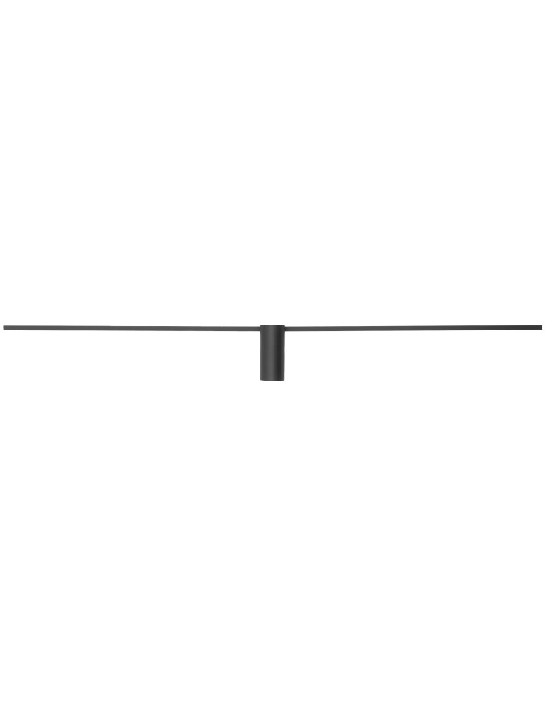 Wall lamps over the mirror - Nowodvorski SPIN LED L Wall Mounted picture wall lamp Max power 16W LED 4000K Black 10622 - product kolory-swiatla.pl 3
