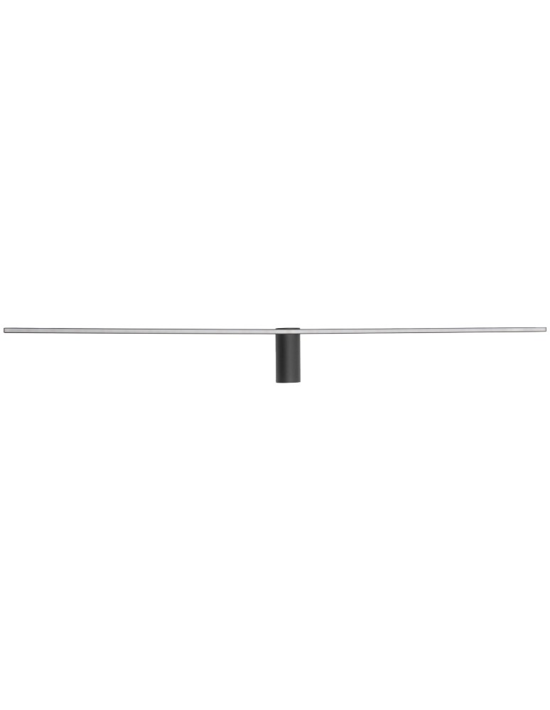 Wall lamps over the mirror - Nowodvorski SPIN LED L Wall Mounted picture wall lamp Max power 16W LED 4000K Black 10622 - product kolory-swiatla.pl 4