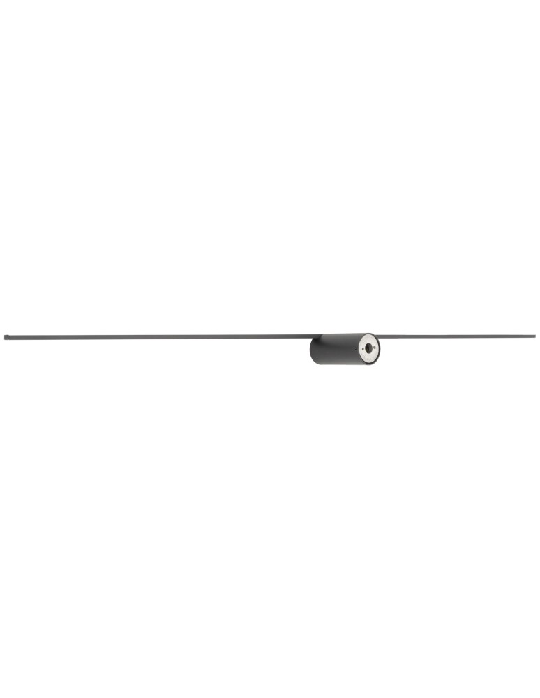 Wall lamps over the mirror - Nowodvorski SPIN LED L Wall Mounted picture wall lamp Max power 16W LED 4000K Black 10622 - product kolory-swiatla.pl 5