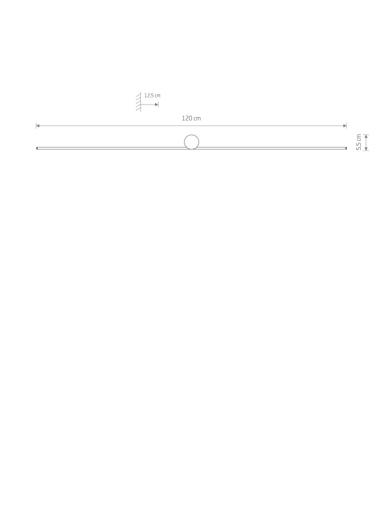 Wall lamps over the mirror - Nowodvorski SPIN LED L Wall Mounted picture wall lamp Max power 16W LED 4000K Black 10622 - product kolory-swiatla.pl 6