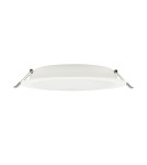 Recessed lamps with glass/shade - Nowodvorski MYKONOS LED 18W Spot Flush Mounted Max power 18W LED 3000K White 10542 - product 1