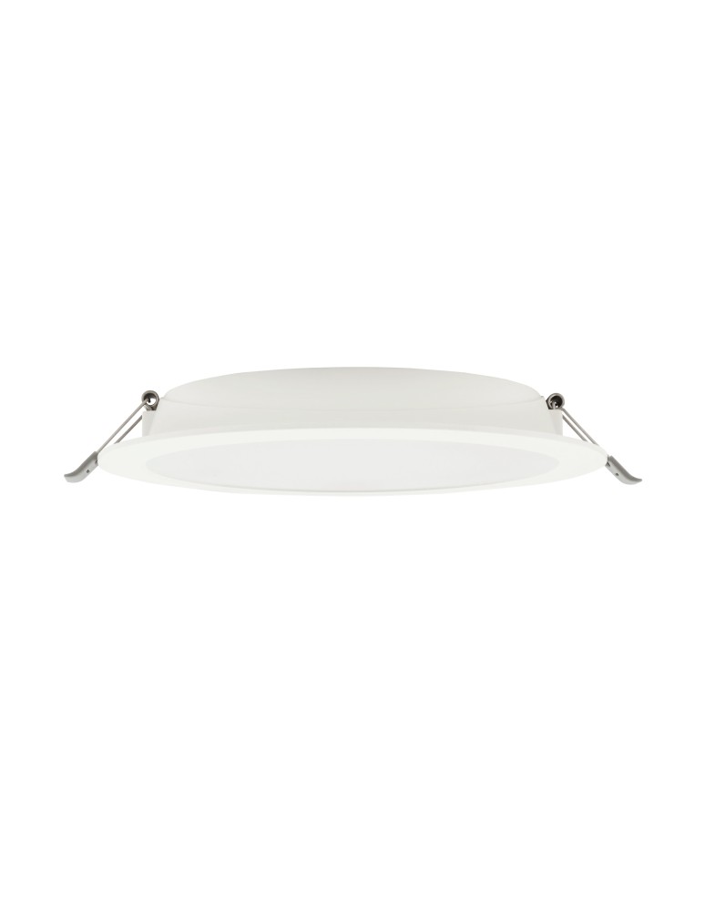 Recessed lamps with glass/shade - Nowodvorski MYKONOS LED 18W Spot Flush Mounted Max power 18W LED 3000K White 10542 - product kolory-swiatla.pl 1