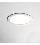 Recessed lamps with glass/shade - Nowodvorski MYKONOS LED 18W Spot Flush Mounted Max power 18W LED 3000K White 10542 - product 6