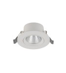 LED flush-mounted lamps - Nowodvorski EGINA LED 5W Flush Mounted Spot Max wattage 5W LED 3000K White 10546 - product 1