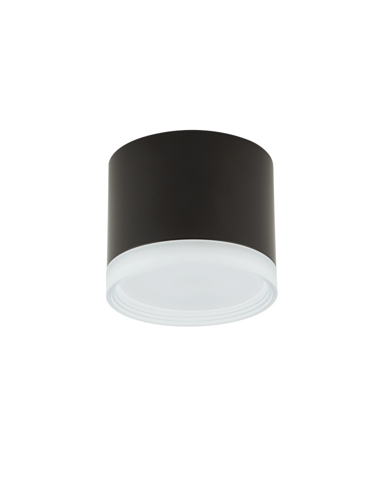 Round ceiling luminaires - Nowodvorski SILBA Spot Surface Mounted Max wattage 12W only LED GX53 Black 10477 - product kolory-swiatla.pl 1