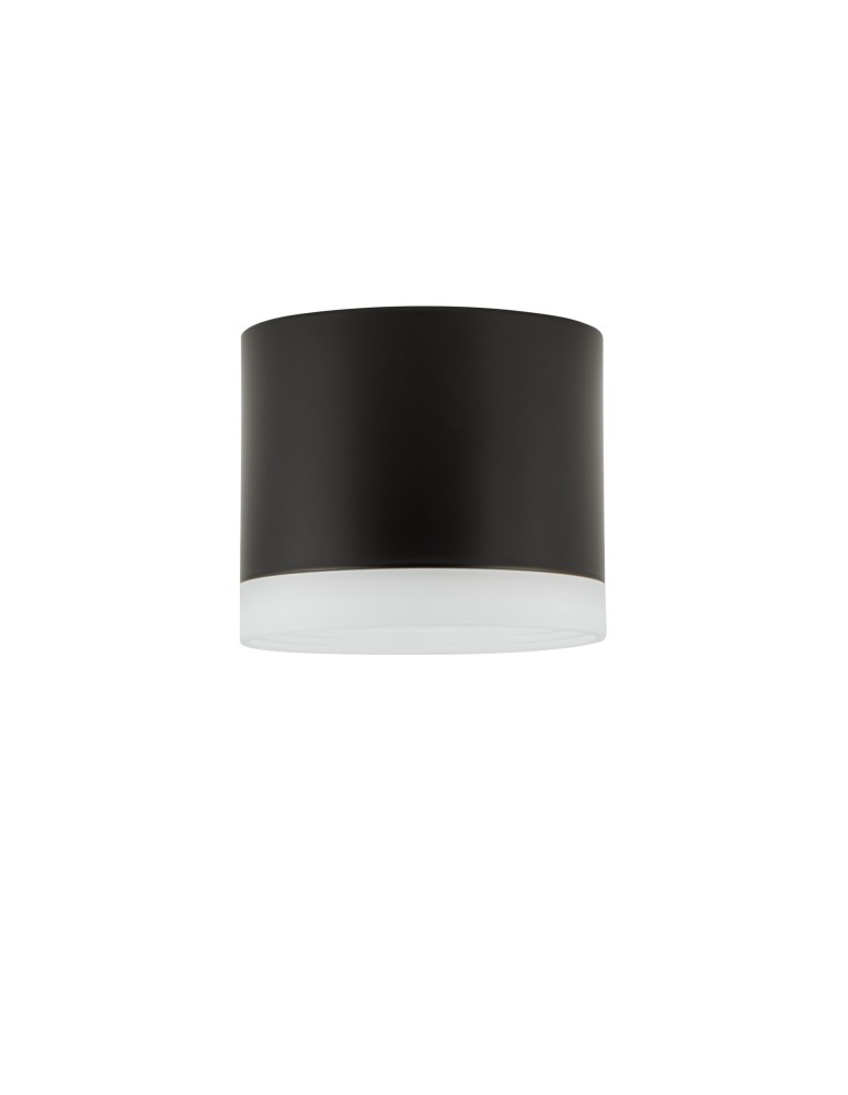 Round ceiling luminaires - Nowodvorski SILBA Spot Surface Mounted Max wattage 12W only LED GX53 Black 10477 - product kolory-swiatla.pl 3