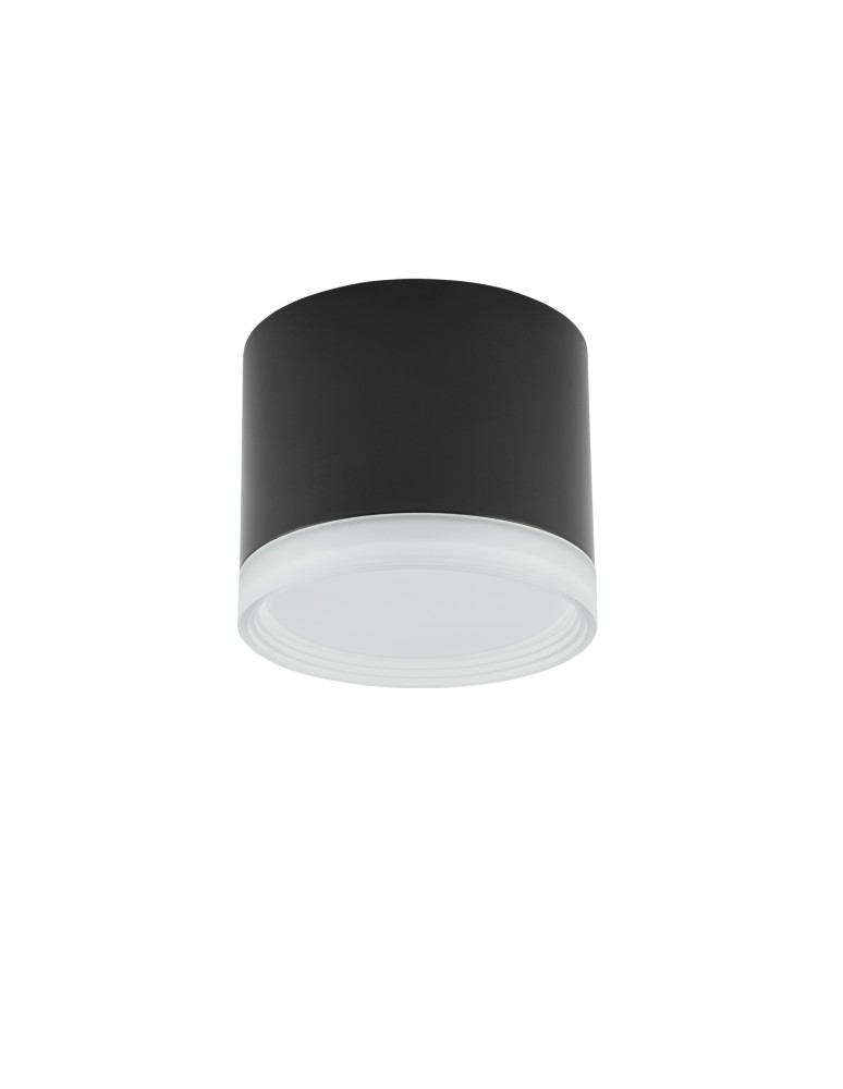 Round ceiling luminaires - Nowodvorski SILBA Spot Surface Mounted Max wattage 12W only LED GX53 Black 10477 - product kolory-swiatla.pl 4