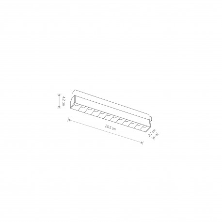 Nowodvorski LVM FOCUS LED 9W 4000K System konfigurowalny LVM Track System Lampa LED Max moc 9W LED 4000K Czarny 10644