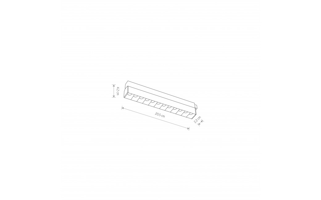 Nowodvorski LVM FOCUS LED 9W 4000K System konfigurowalny LVM Track System Lampa LED Max moc 9W LED 4000K Czarny 10644