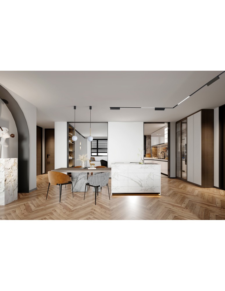 Magnetic rail lamps - Nowodvorski LVM FOCUS OUT LED 9W 4000K Customizable LVM Track System LED Lamp Max power 9W LED 4000K Black 10646 - product kolory-swiatla.pl 5