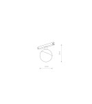 Magnetic rail lamps - Nowodvorski LVM LID LED 8W 4000K Customizable LVM Track System LED Lamp Max Power 8W LED 4000K Black 10647 - product 2