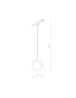 Nowodvorski LVM LID LED 8W 4000K Customizable LVM Track System LED Lamp Max Power 8W LED 4000K Black 10648 - product 2