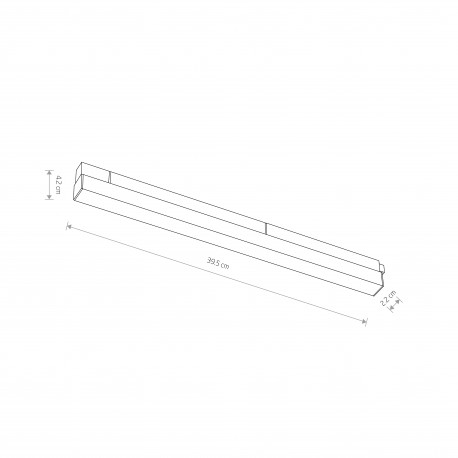 Nowodvorski LVM LINE LED 15W 4000K System konfigurowalny LVM Track System Lampa LED Max moc 15W LED 4000K Czarny 10650