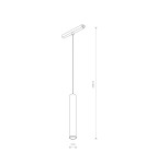 Magnetic rail lamps - Nowodvorski LVM ROLLER LED 9W 4000K Customizable LVM Track System LED Lamp Max power 9W LED 4000K Black 10652 - product 2