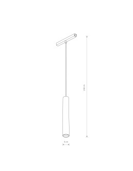 Nowodvorski LVM ROLLER LED 9W 4000K Customizable LVM Track System LED Lamp Max power 9W LED 4000K Black 10652 - product 2