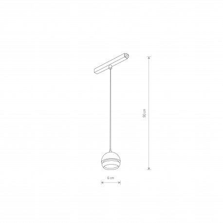 Nowodvorski LVM SLOT LED 5W 4000K System konfigurowalny LVM Track System Lampa LED Max moc 5W LED 4000K Czarny 10653