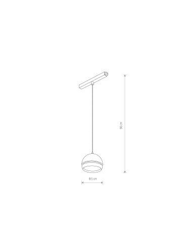 Nowodvorski LVM SLOT LED 8W 4000K Customizable LVM Track System LED Lamp Max Power 8W LED 4000K Black 10654 - product 2