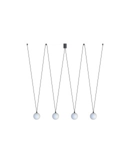Nowodvorski SLING IV Ceiling Pendant Max wattage 12W only LED G9 Black 10354