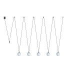 Pendant lamps spheres - Nowodvorski SLING V Ceiling Pendant Max wattage 12W only LED G9 Black 10355 - product 1