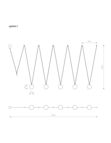 Nowodvorski SLING V Ceiling Pendant Max wattage 12W only LED G9 Black 10355 - product 2