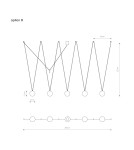 Pendant lamps spheres - Nowodvorski SLING V Ceiling Pendant Max wattage 12W only LED G9 Black 10355 - product 4