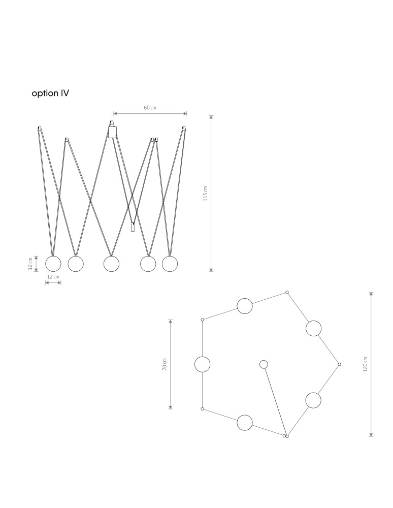 Pendant lamps spheres - Nowodvorski SLING V Ceiling Pendant Max wattage 12W only LED G9 Black 10355 - product kolory-swiatla.pl 5