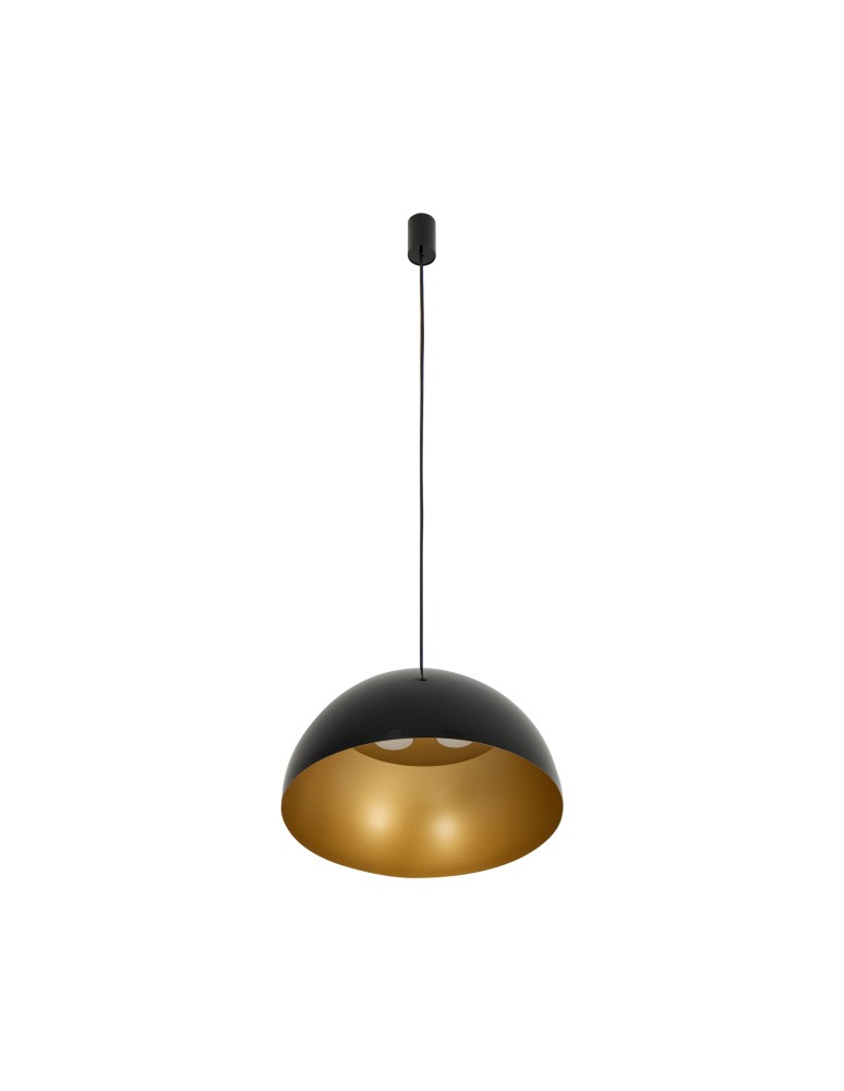 Round pendant lamps - Nowodvorski HEMISPHERE SUPER L Ceiling Pendant Max wattage 12W only LED GX53 Black 10693. - product kolory-swiatla.pl 3