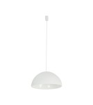 Round pendant lamps - Nowodvorski HEMISPHERE SUPER L Ceiling Pendant Max wattage 12W only LED GX53 White 10696 - product 1