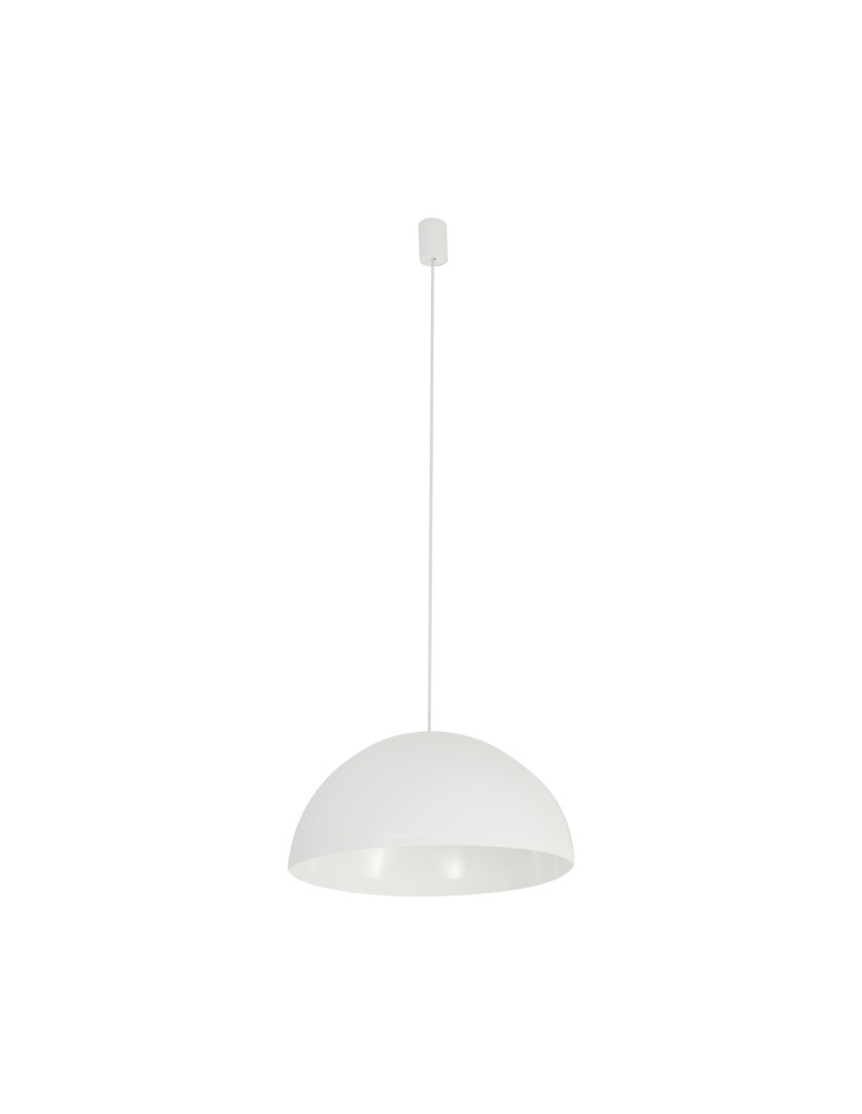 Round pendant lamps - Nowodvorski HEMISPHERE SUPER L Ceiling Pendant Max wattage 12W only LED GX53 White 10696 - product kolory-swiatla.pl 1