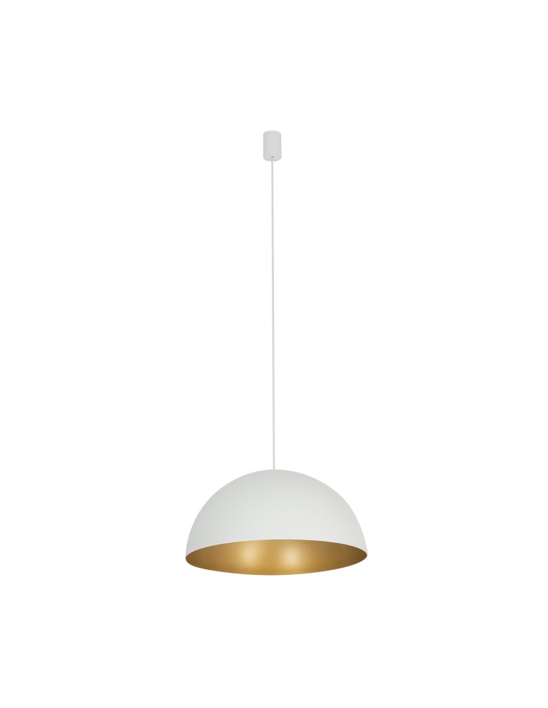 Round pendant lamps - Nowodvorski HEMISPHERE SUPER L Ceiling Pendant Max wattage 12W only LED GX53 White 10700 - product kolory-swiatla.pl 1