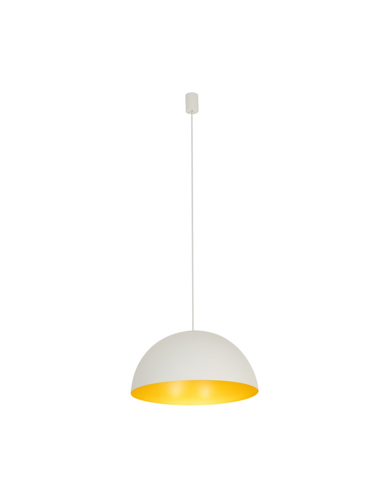 Round pendant lamps - Nowodvorski HEMISPHERE SUPER L Ceiling Pendant Max wattage 12W only LED GX53 White 10700 - product kolory-swiatla.pl 2