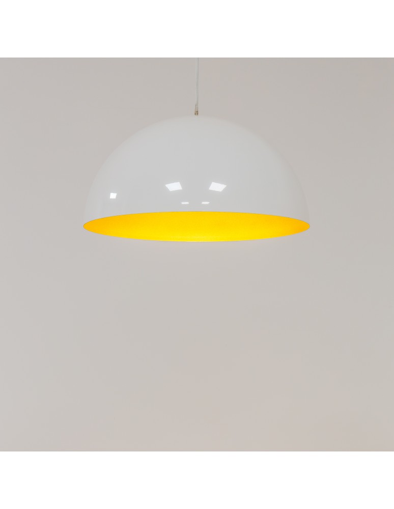 Round pendant lamps - Nowodvorski HEMISPHERE SUPER L Ceiling Pendant Max wattage 12W only LED GX53 White 10700 - product kolory-swiatla.pl 3