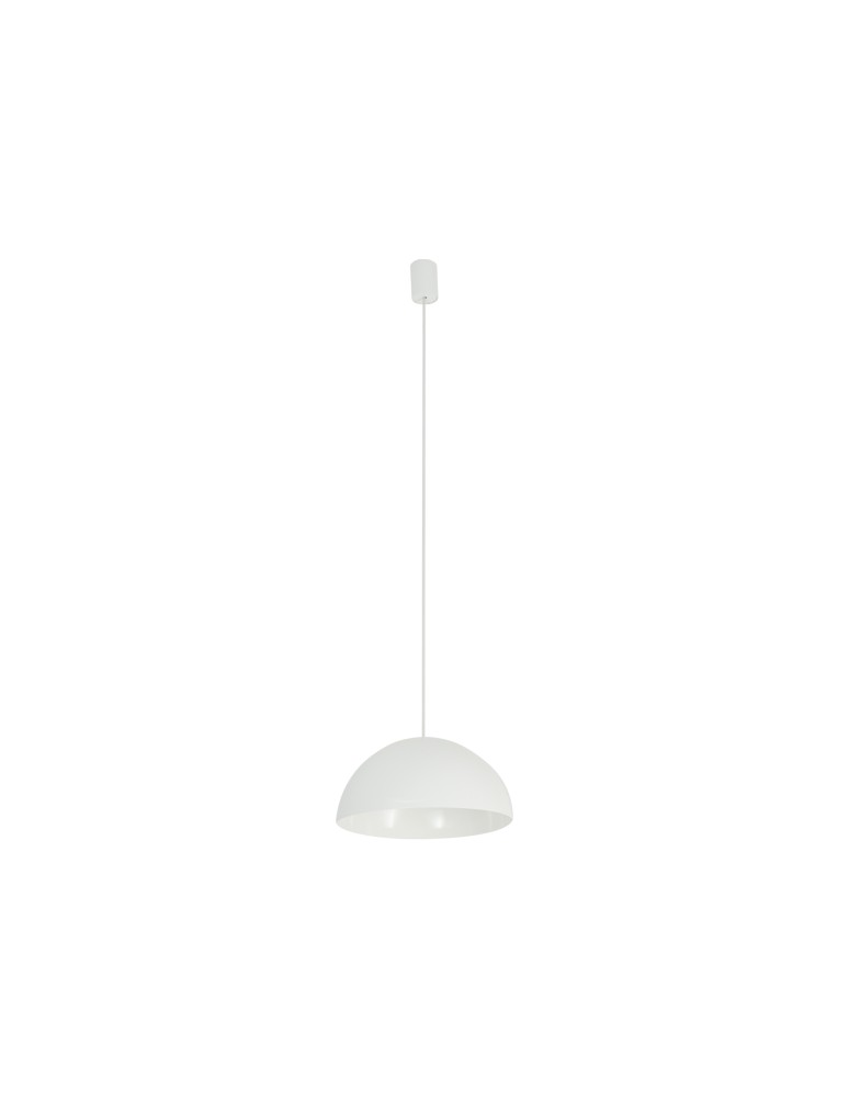 Round pendant lamps - Nowodvorski HEMISPHERE SUPER S Ceiling Pendant Max wattage 12W only LED GX53 White 10695. - product kolory-swiatla.pl 1