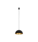 Round pendant lamps - Nowodvorski HEMISPHERE SUPER S Ceiling Pendant Max wattage 12W only LED GX53 Black 10694 - product 1