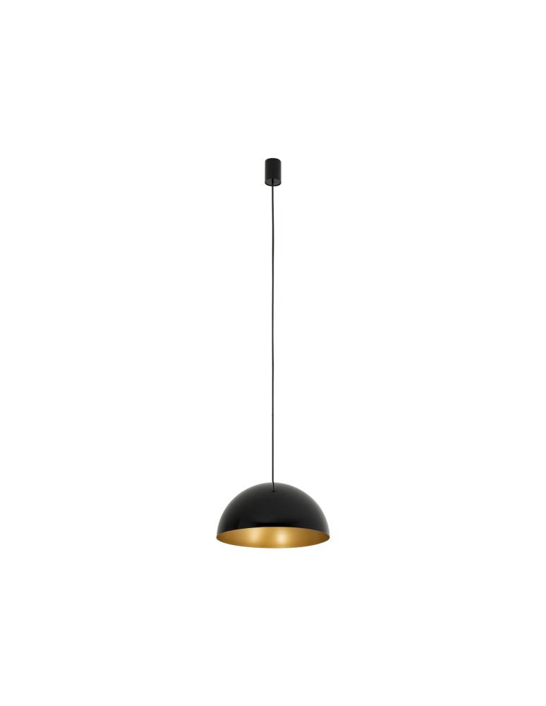 Round pendant lamps - Nowodvorski HEMISPHERE SUPER S Ceiling Pendant Max wattage 12W only LED GX53 Black 10694 - product kolory-swiatla.pl 1