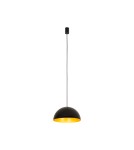 Round pendant lamps - Nowodvorski HEMISPHERE SUPER S Ceiling Pendant Max wattage 12W only LED GX53 Black 10694 - product 2