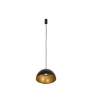 Round pendant lamps - Nowodvorski HEMISPHERE SUPER S Ceiling Pendant Max wattage 12W only LED GX53 Black 10694 - product 3
