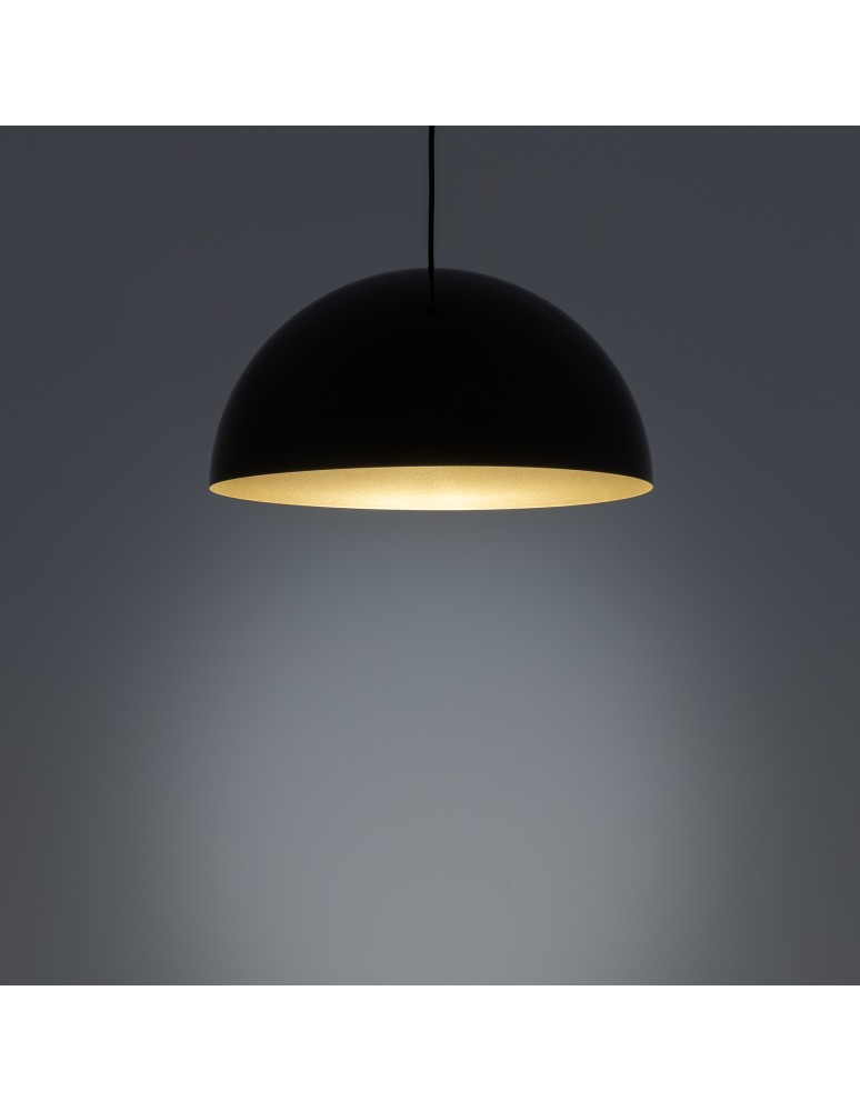 Round pendant lamps - Nowodvorski HEMISPHERE SUPER S Ceiling Pendant Max wattage 12W only LED GX53 Black 10694 - product kolory-swiatla.pl 5