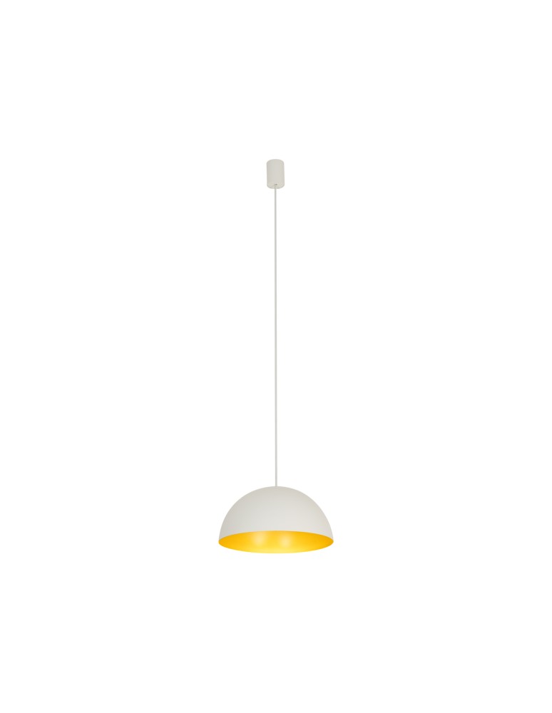 Round pendant lamps - Nowodvorski HEMISPHERE SUPER S Ceiling Pendant Max wattage 12W only LED GX53 White 10701 - product kolory-swiatla.pl 2