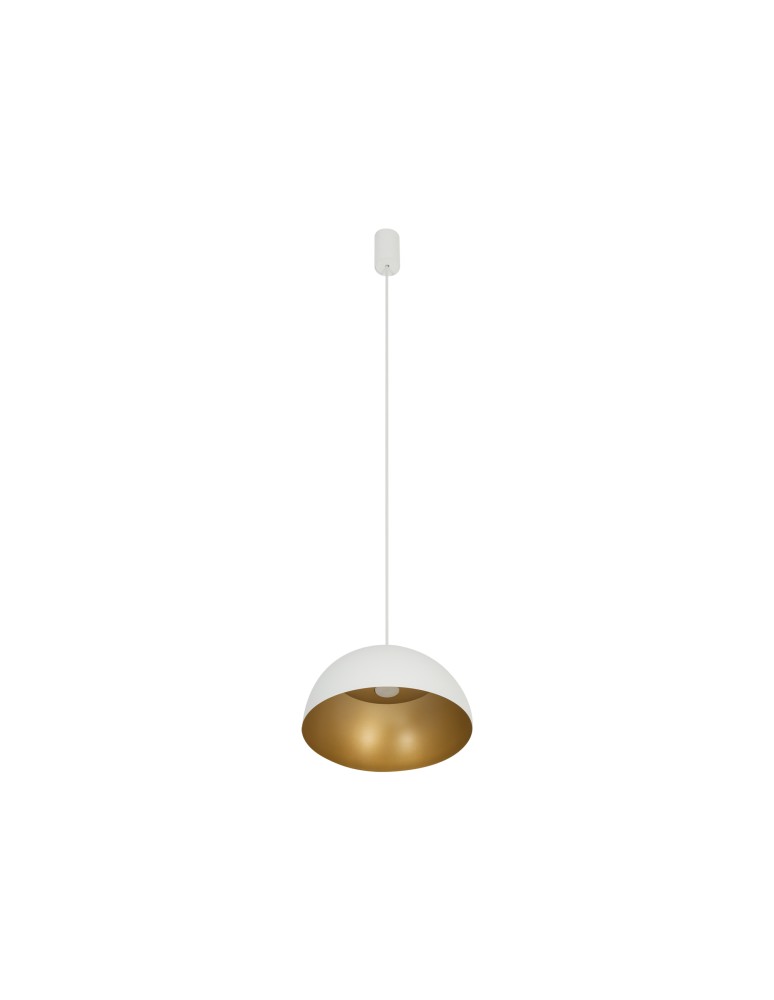 Round pendant lamps - Nowodvorski HEMISPHERE SUPER S Ceiling Pendant Max wattage 12W only LED GX53 White 10701 - product kolory-swiatla.pl 3