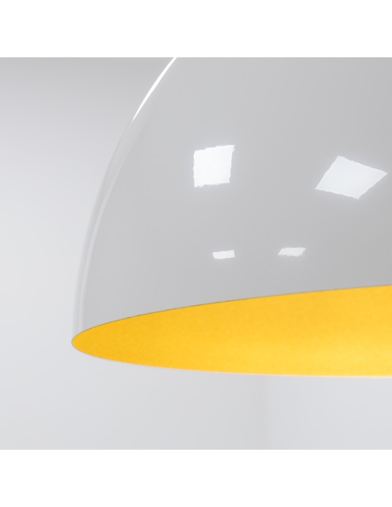 Round pendant lamps - Nowodvorski HEMISPHERE SUPER S Ceiling Pendant Max wattage 12W only LED GX53 White 10701 - product kolory-swiatla.pl 6