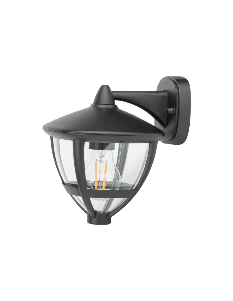 Outdoor wall lamps - Nowodvorski AMELIA Outdoor Wall Mounted Max wattage 10W only LED E27 Black 10495 - product kolory-swiatla.pl 1