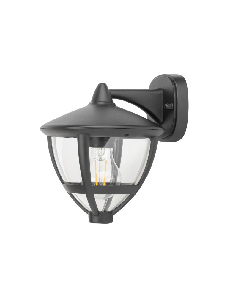 Outdoor wall lamps - Nowodvorski AMELIA Outdoor Wall Mounted Max wattage 10W only LED E27 Black 10495 - product kolory-swiatla.pl 2